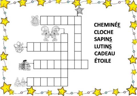 Mots fléchés Noel
