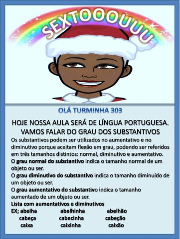 Grau dos substantivos