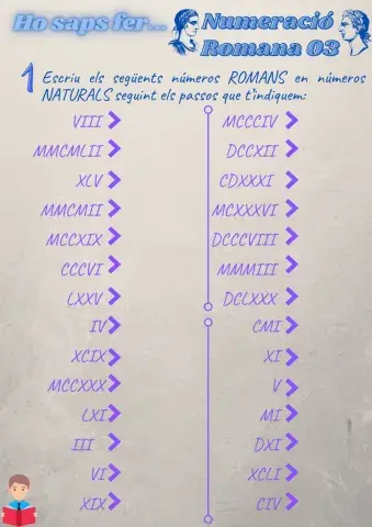 Numeració Romana 04