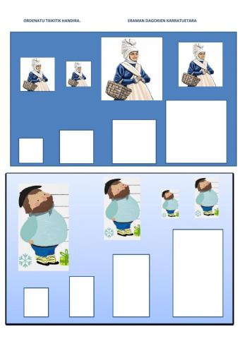 Ordenatu txikitik handira-gabonak