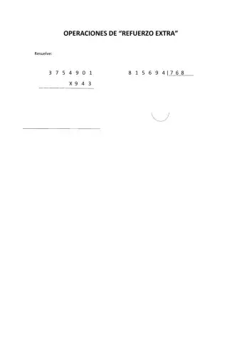 Multiplicaciones y divisiones