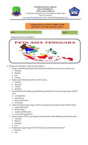 MENGENAL NEGARA NEGARA ASEAN