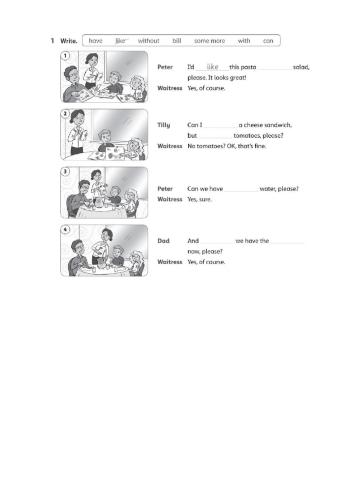 Family and friends 4 Fluency time 1 Eating out