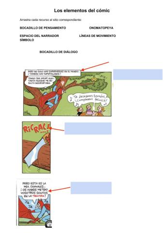 Elementos del cómic