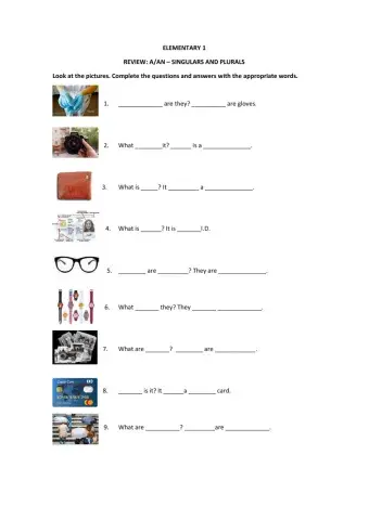 Day 7 - Warm-up - Elementary 1