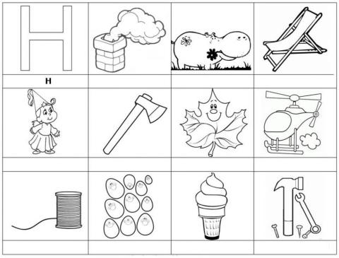 Palabras con la letra h