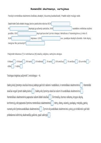 Romėniški skaitmenys, vartojimas