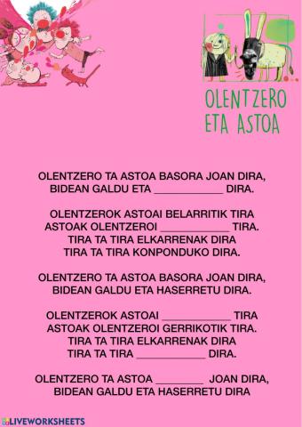 Olentzero eta astoa-handiz