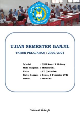 Ujian Semester Ganjil