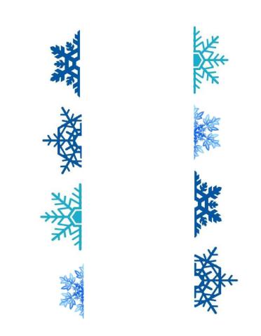 Din jumătate-întreg- FULGI DE ZĂPADĂ