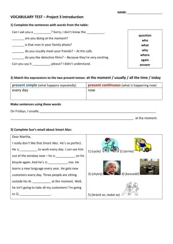 Project 3 Introduction - TEST