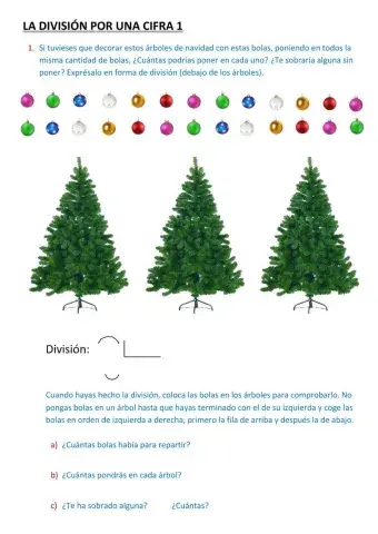 La división por una cifra 1