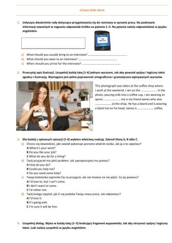 E8 U4 Exam Skills Work