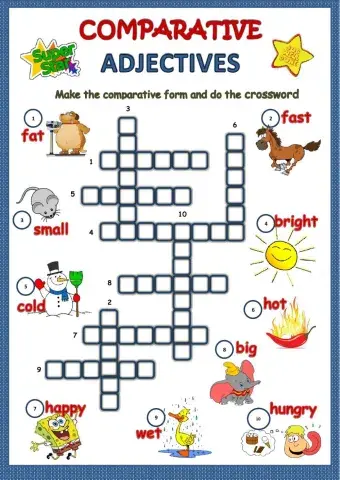 B1 close-up grammar: comparison of adjectives