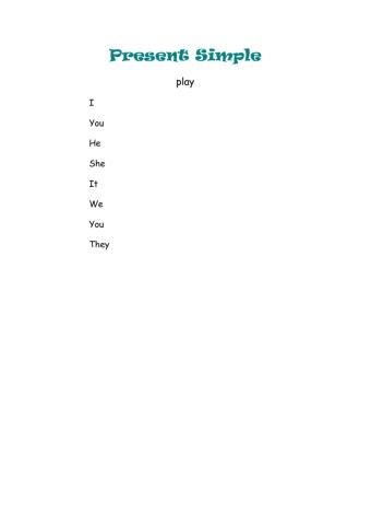 Present Simple Affirmative