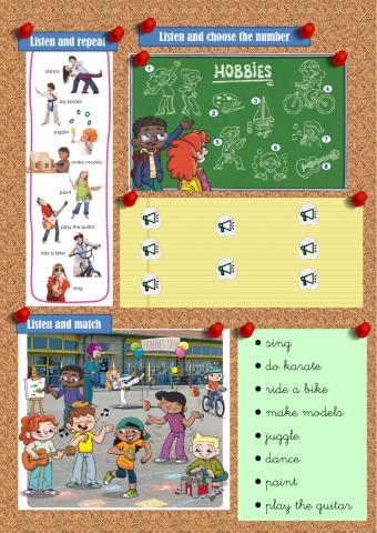 Hobbies-vocabulary
