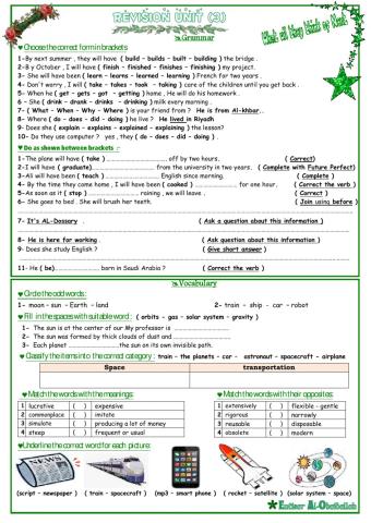 MG5 Unit 3 Revision