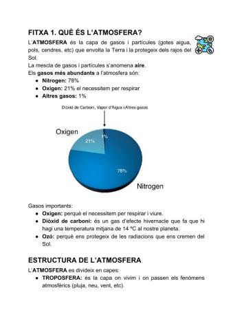 Què és l'atmosfera i capes de l'atmosfera