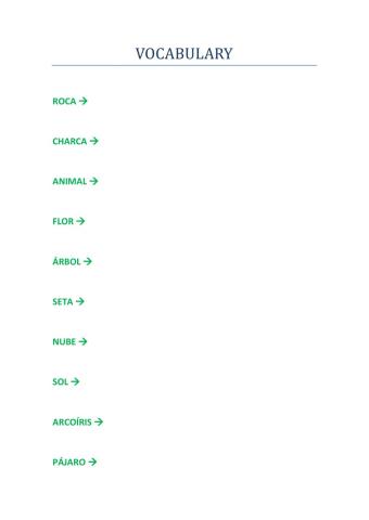 Vocabulary