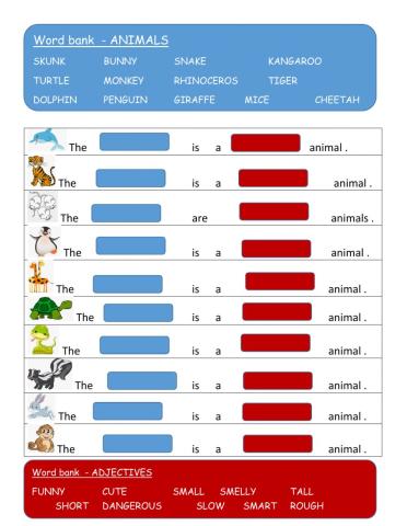 Who will guide my sleigh tonight? (animal & adj)