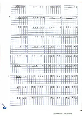 Szorzás kétjegyű számmal