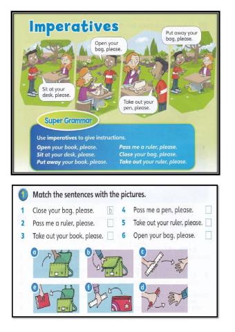 Year 1 : Classroom instructions