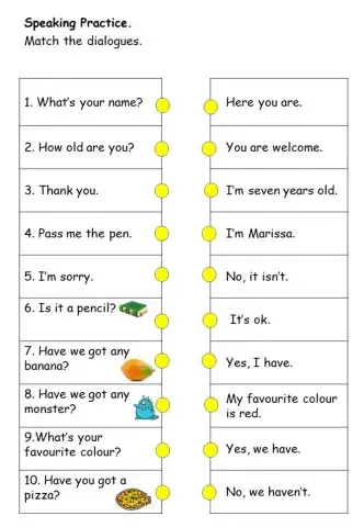 Cefr year 1: Revision (Dialogues)