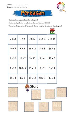 Latihan Soal Perkalian