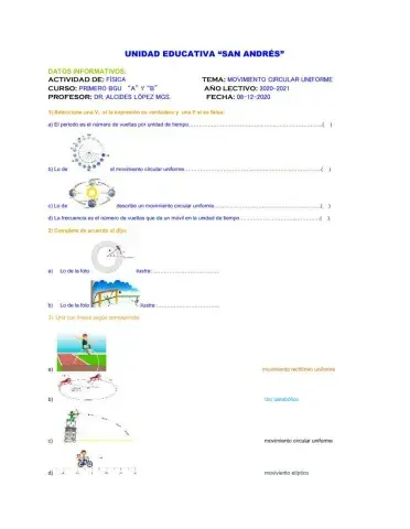 Movimiento circular uniforme