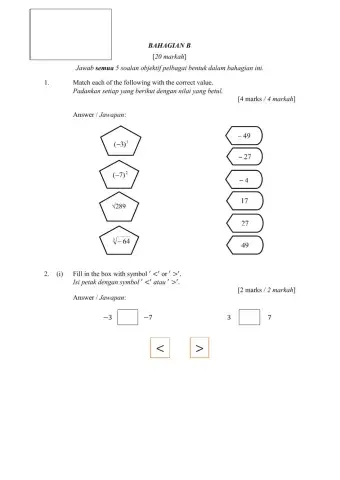 Ujian 2 - pt3 bahagian B