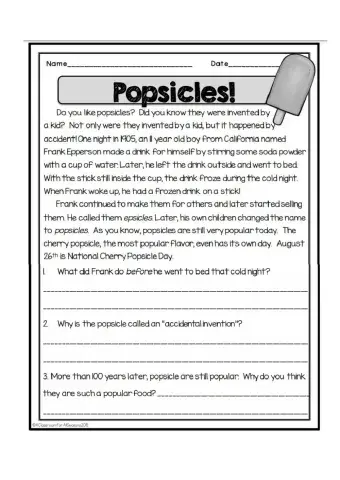 Reading comprehension