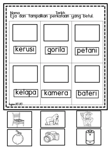 BM - perkataan kvkvkv