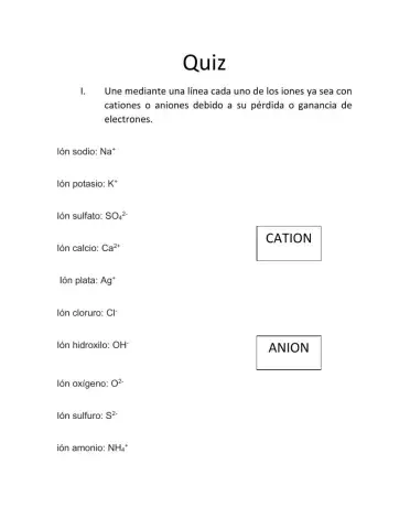 Quiz - química