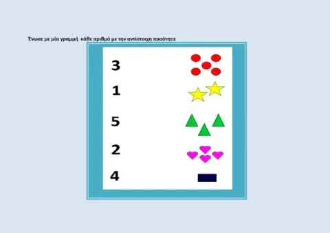 Αντιστοιχηση αριθμου -ποσοτητας 1-5 (2)