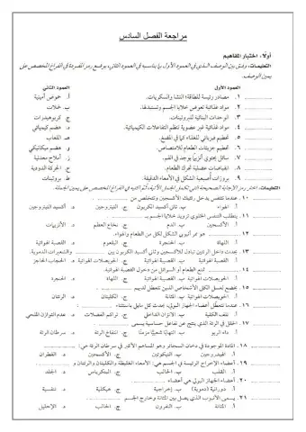 مراجعة الجهازالهضمي و التنفسي والاخراجي