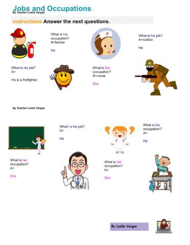 Jobs and Occupations