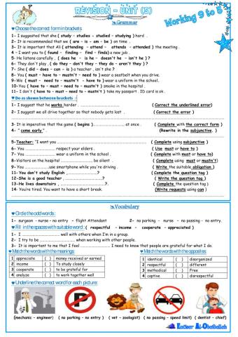 MG3 Unit 5 Revision