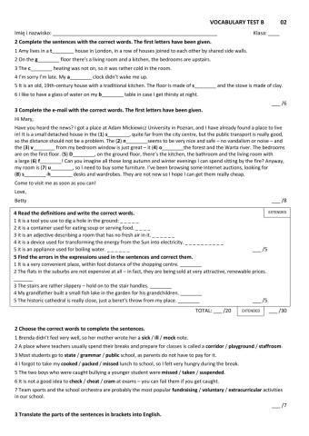 Matura 2 3 unit rozsz b