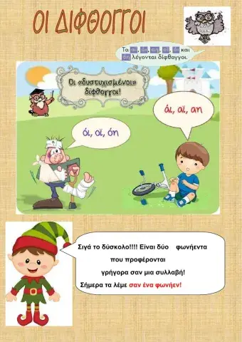 Οι διφθογγοι