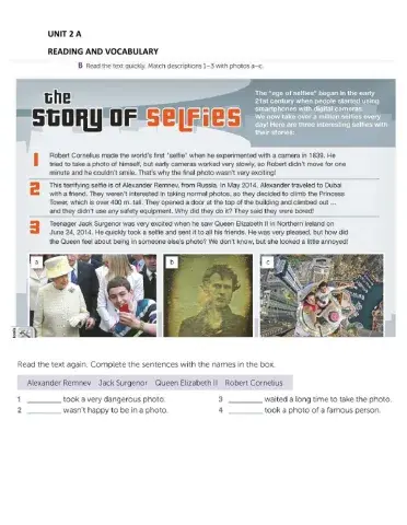 I 3 Unit 2A Reading and Vocabulary