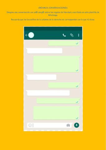 Crear conversaciones