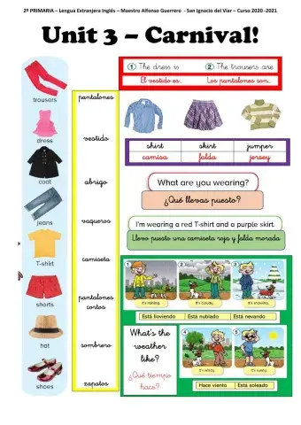 San Ignacio del Viar -UNIT 3 CARNIVAL