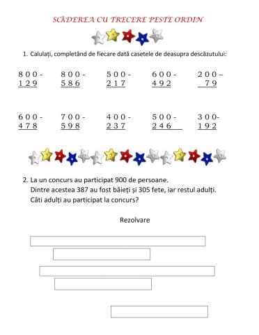 Scaderea cu imprumut de la ordunul sutelor