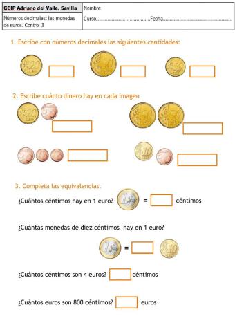 Control3. Decimales Adapt