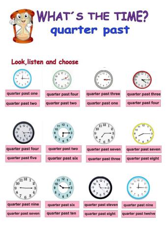 What-s the time? quarter past