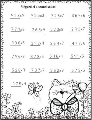 Kétjegyű szám szorzása