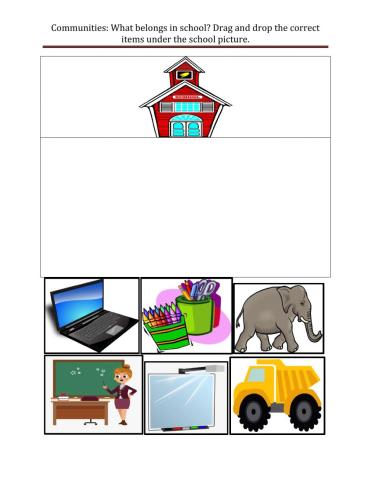 Drag & Drop - School