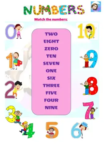 Grade 2-Unit 4-Numbers matching