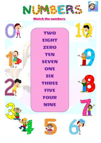 Grade 2-Unit 4-Numbers matching