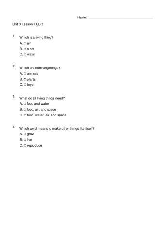 Living and non-lliving